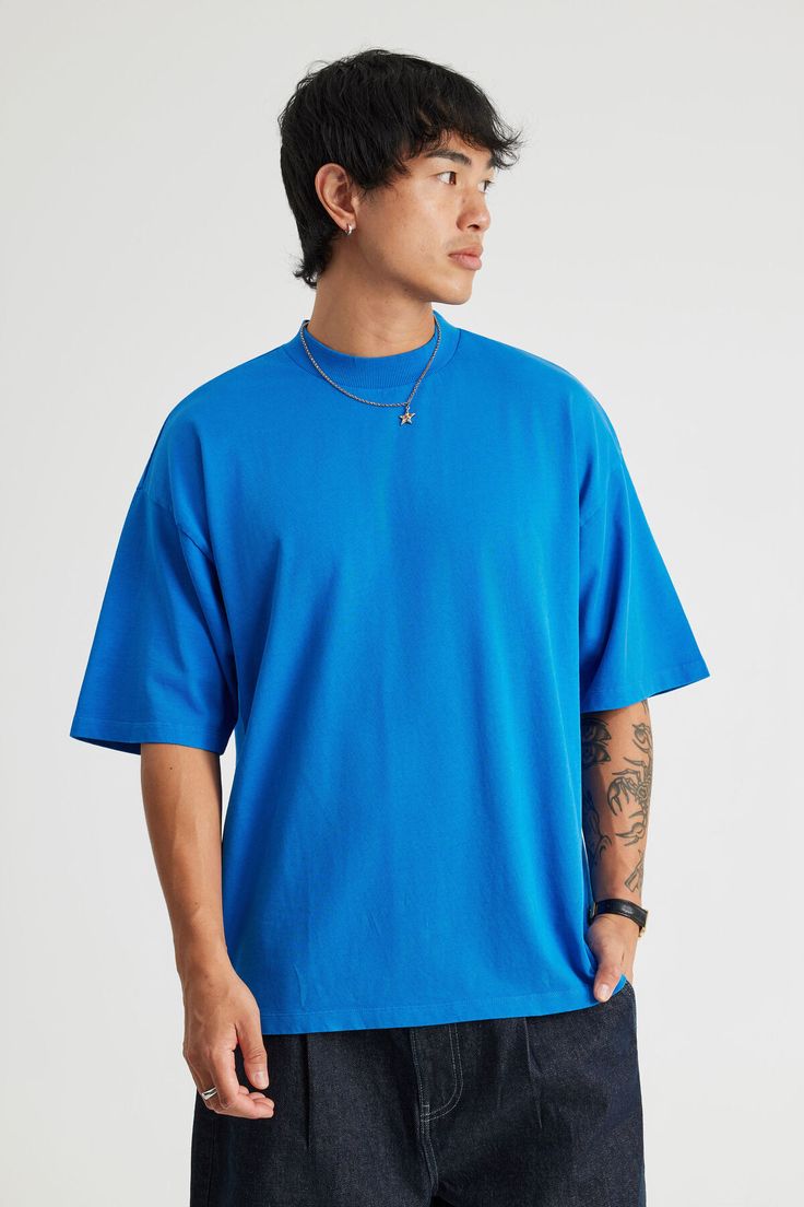 Azure Core Boxy Tee | Urban Forge oversized t-shirt