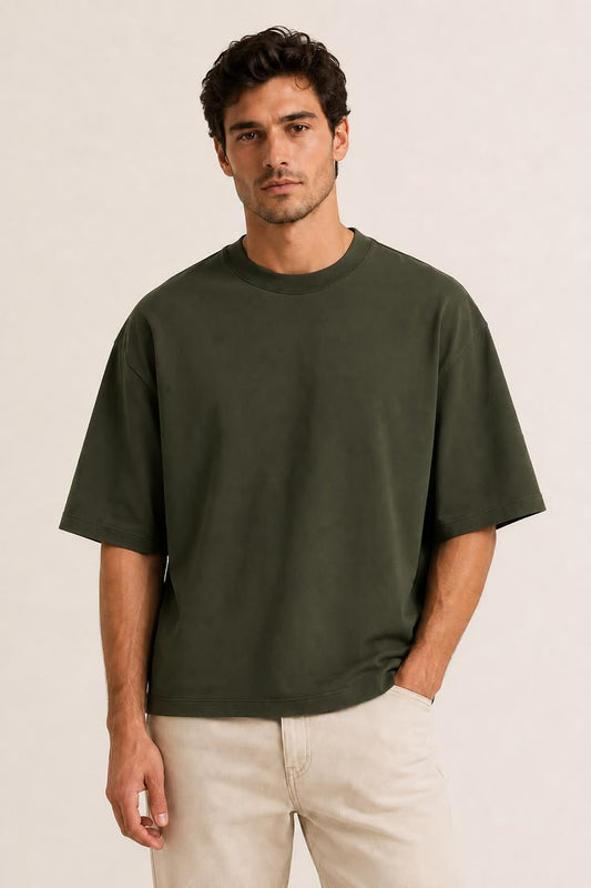 Field Moss Premium Tee | Urban Forge oversized t-shirt