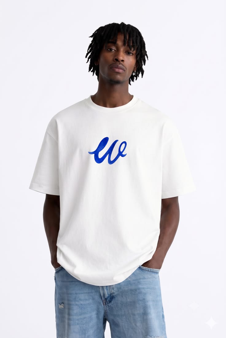 Cobalt Mark Heavyweight Tee | Urban Forge oversized t-shirt