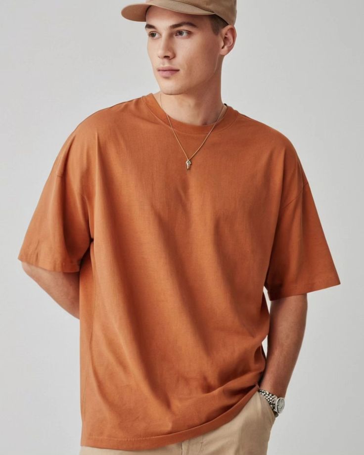 Rust Horizon Oversized Tee | Urban Forge oversized t-shirt