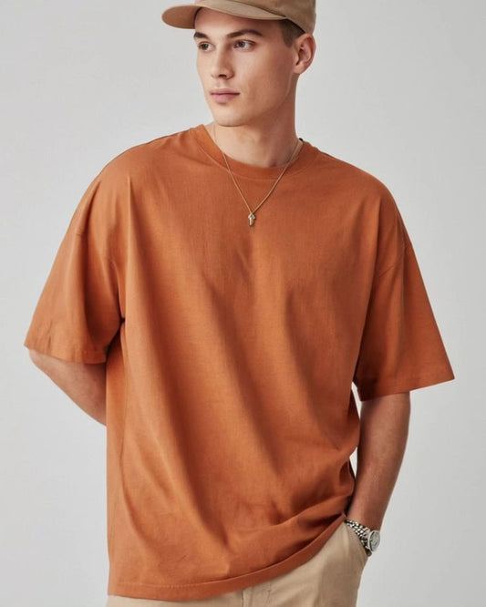 Rust Horizon Oversized Tee | Urban Forge oversized t-shirt